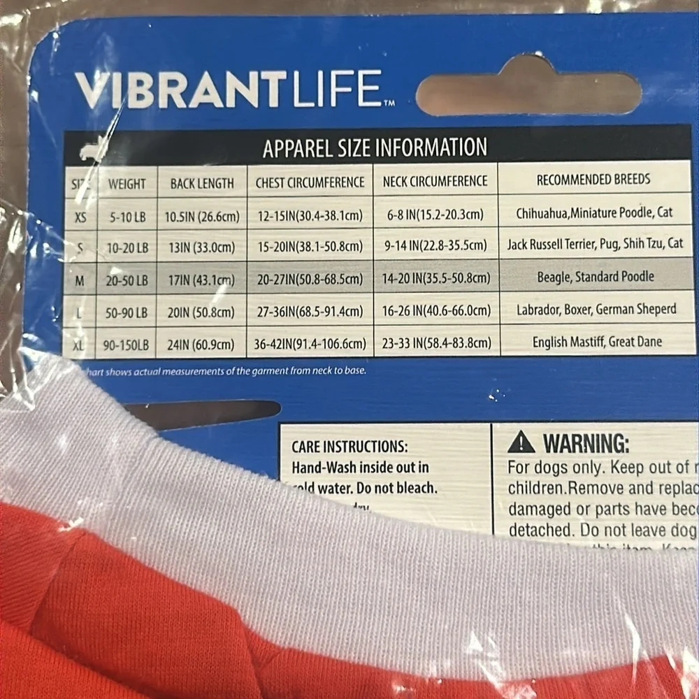 ❤️ 🆕 Vibrant Life Dogs Medium 20-50lb Holiday Pet Tee “Official Cookie tshirt